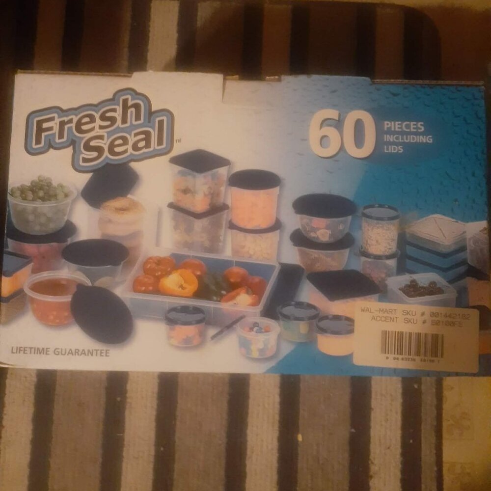 Fresh Seal 60 Piece Container Set (New in Box)